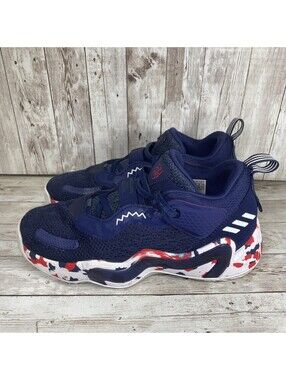 Adidas D.O.N. Issue 3 GCA Team USA Basketball Shoe Men's size 8 Style GW2945